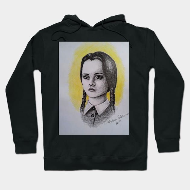 Wednesday Addams Hoodie by Raluca0280